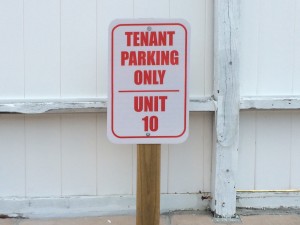 Parking Lot Sign