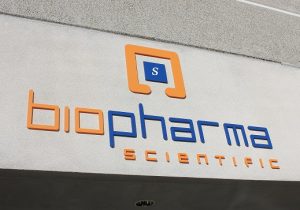 Custom Business Sign for Biopharma