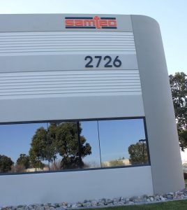 Building Sign for Samtec Carlsbad CA