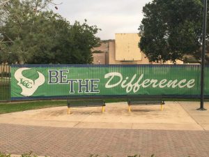 Entry Fence Banner for School