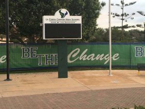 Custom Printed Mesh Fence Banners