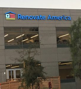 Channel Letters Facelit Renovate America