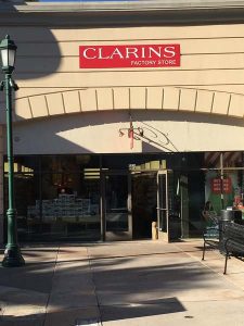 Retail Storefront Signage for Clarins