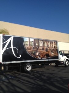 Ambrosia Interior Design Full Truck Wrap