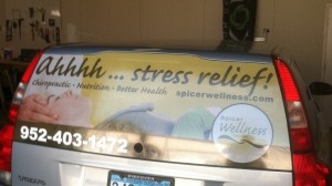 StressReliefWindowSign