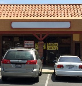 blank exterior sign face