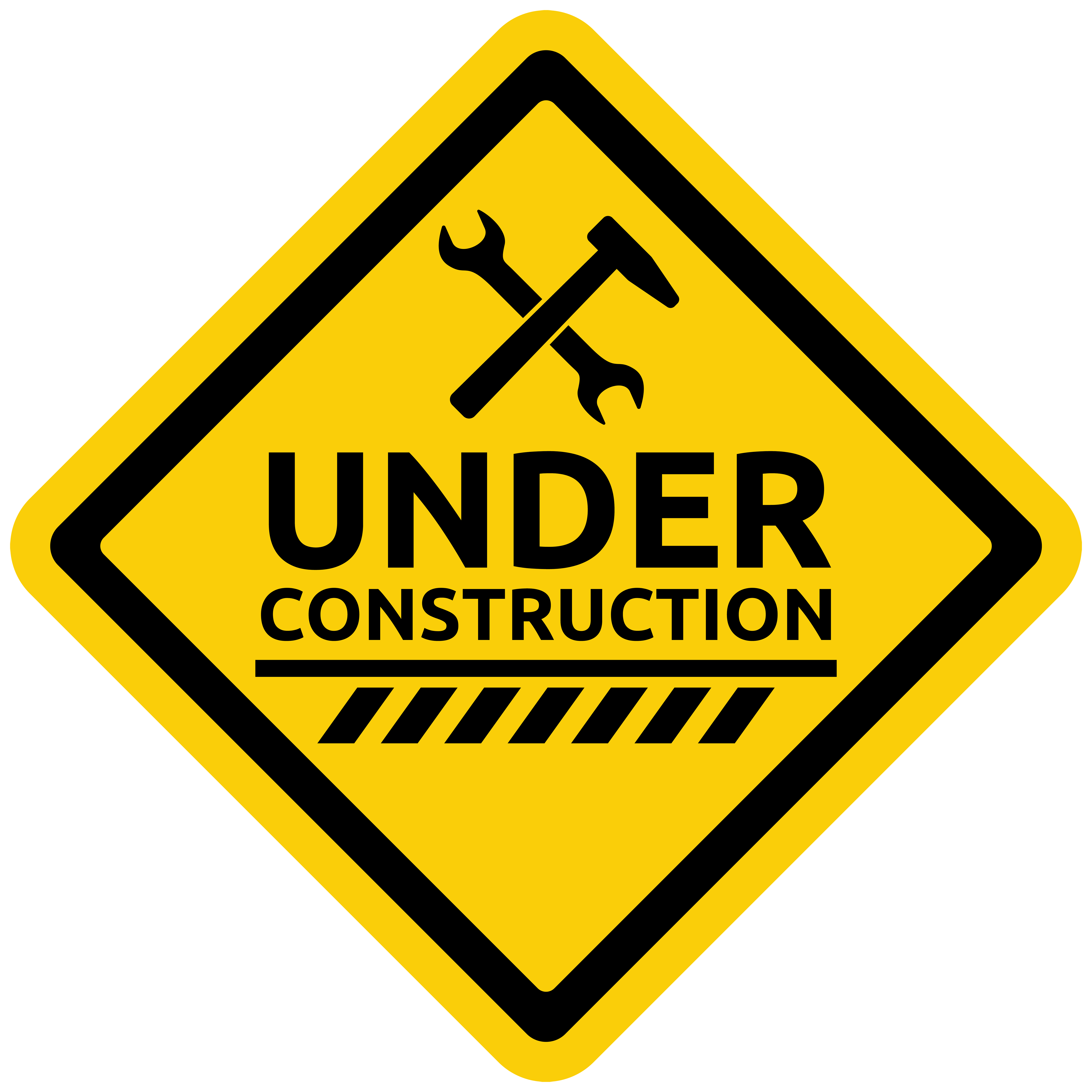 construction road sign