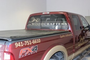 Rear window graphics for The Woodcrafters F-250 IMG_8552