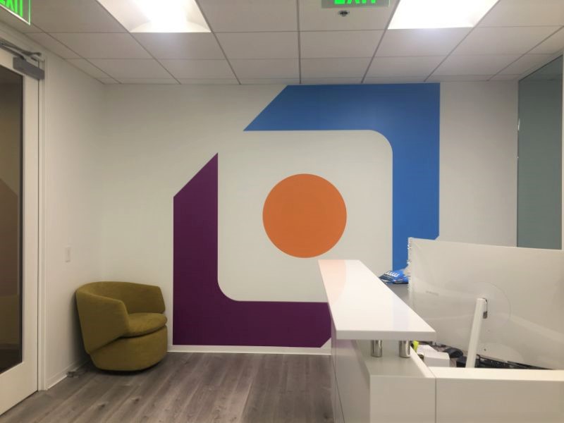 office wall murals and graphics in Orange