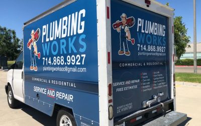 Vinyl Wraps Turn Old U-Haul into Professional Plumbing Truck in Fullerton!