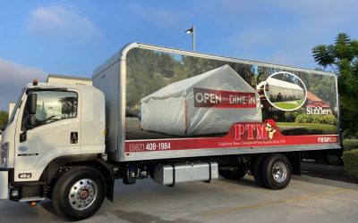 Box Truck Wrap Helps Take Advantage of COVID-19 Sales Opportunity in Paramount CA!