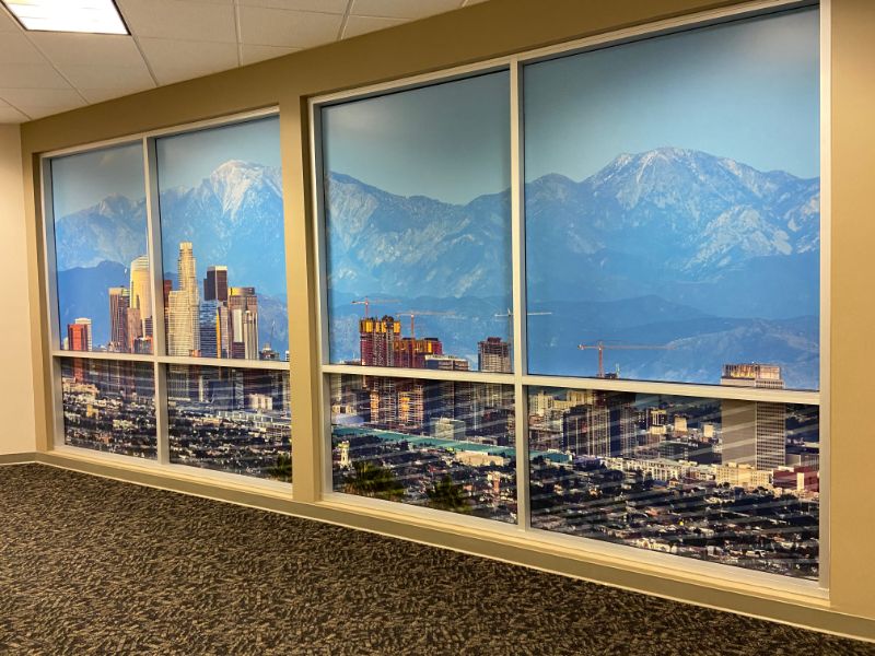 office window graphics in Los Angeles CA