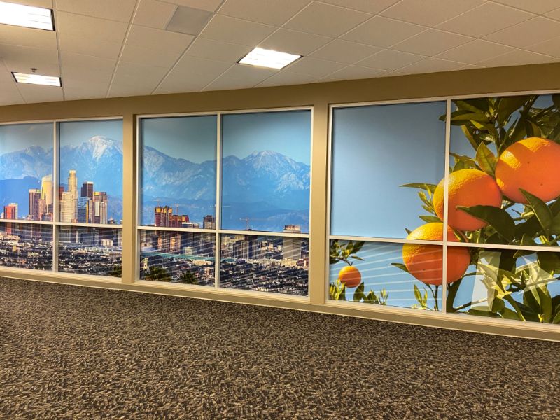 office window graphics in Los Angeles CA