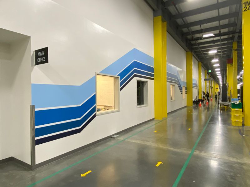 Wall Graphics for Distribution Centers and Warehouses in Los Angeles
