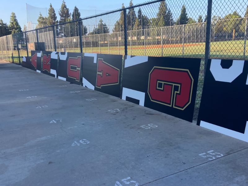 Signs and Graphics for High School Athletics Departments in Orange County CA