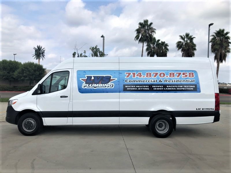 Low-Cost Sprinter Van Graphics Give Fullerton CA