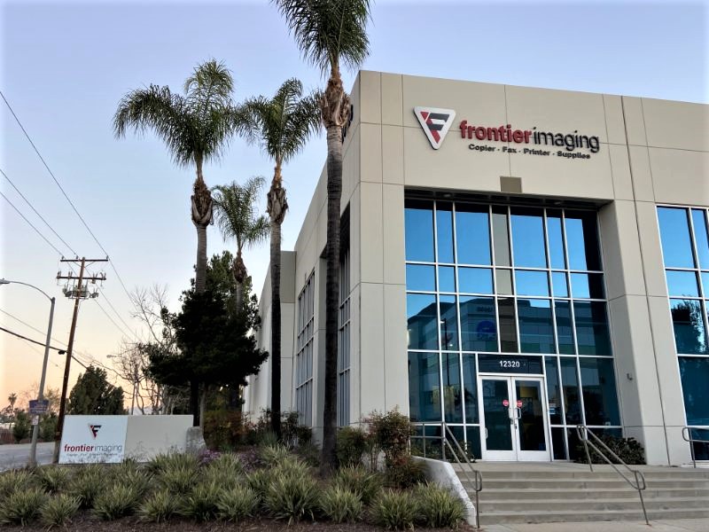 Frontier Imaging Moves to Santa Fe Springs, CA and Finds a Very Capable Building Sign Company Nearby