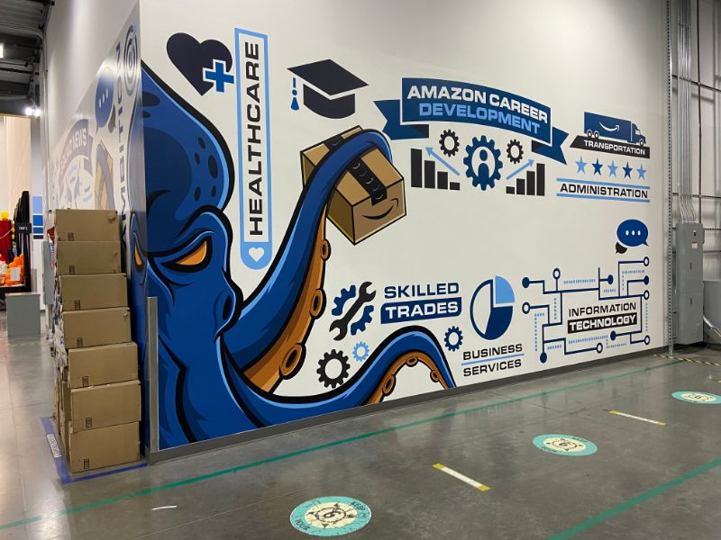 Custom Designed Wall Graphics for Commercial Buildings in Orange County CA