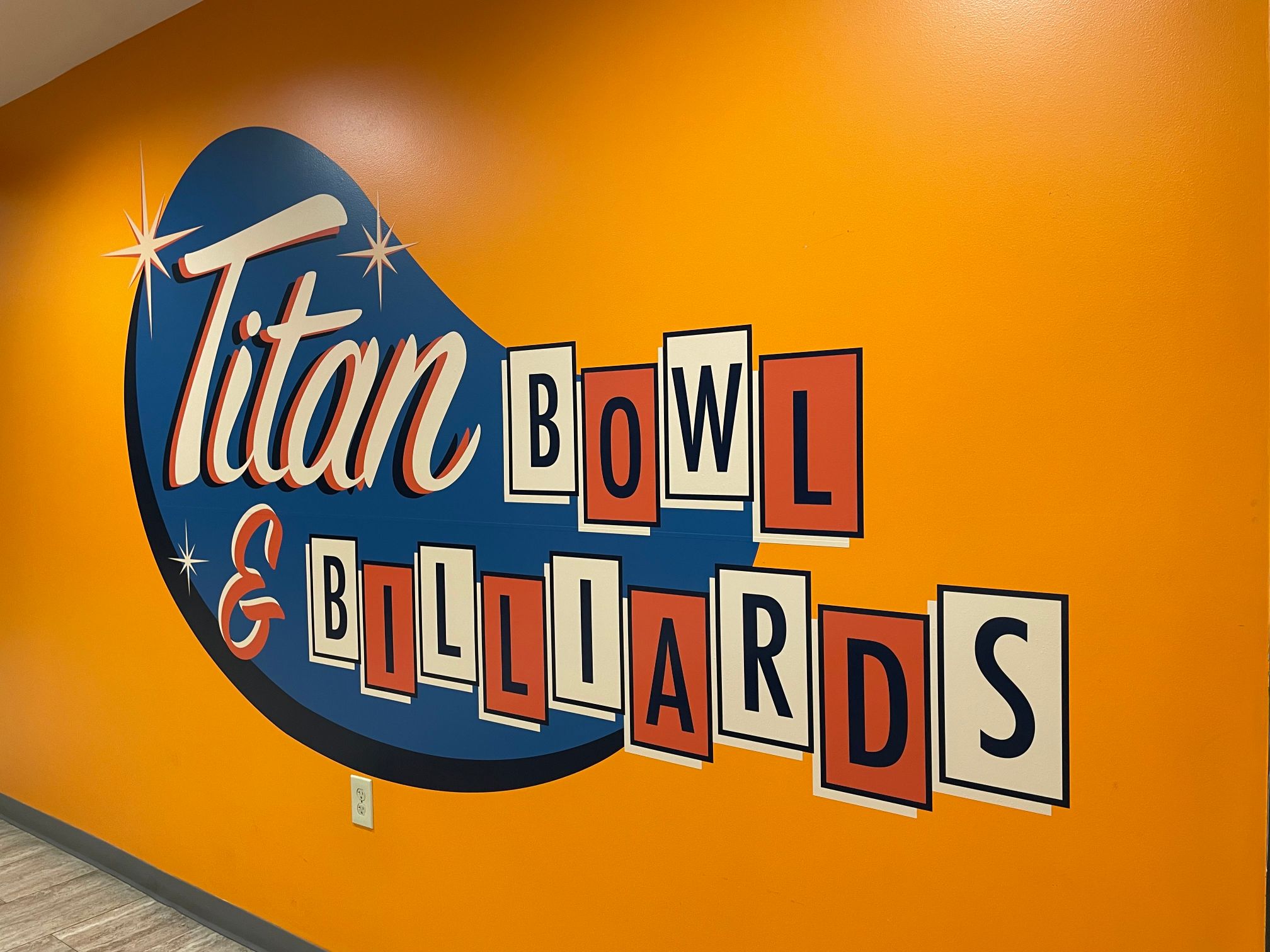 Retro Wall Graphics Add Pizzazz to Cal State Fullerton Student Union