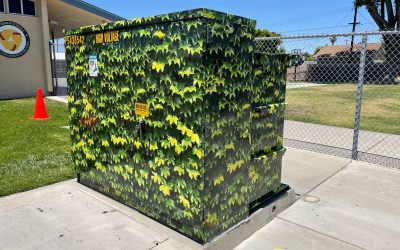 Custom Foliage Wraps for Ugly Electrical Boxes in Orange County, CA!
