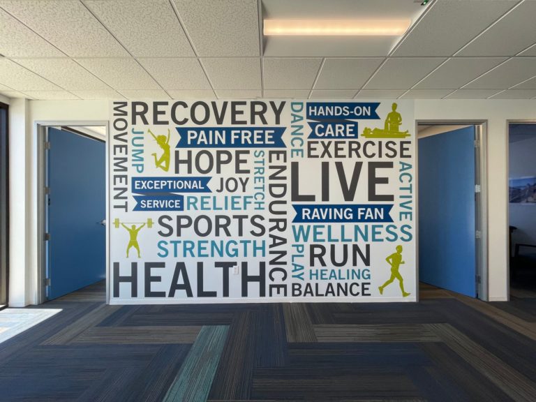 Custom Designed Wall Graphics Printed and Installed for Commercial Customers in Orange County, CA