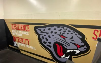 Wall Wraps and Graphics Promote School Spirit for Schools and Universities in Orange County, CA!