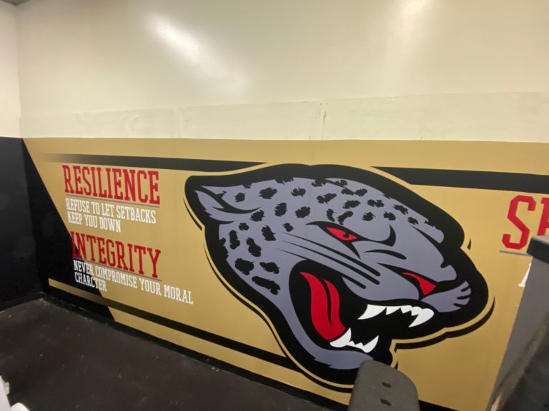 Wall Wraps and Graphics Promote School Spirit for Schools and Universities