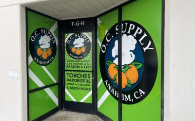 Retail Window Graphics in Anaheim, CA, are a Great Business Advertising Value!