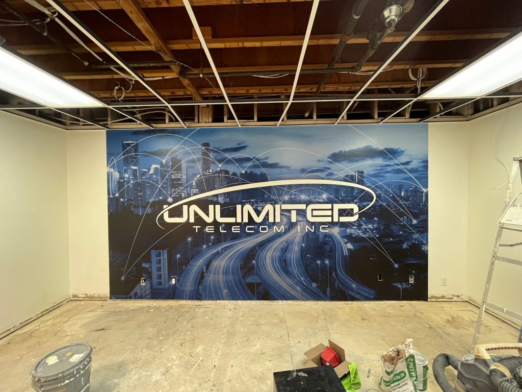 signage relocation and installation of 3D logo signs for offices in Fullerton CA
