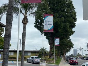 pole mounted banners in garden grove, ca