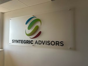 frosted acrylic wall logo signs in los angeles, ca