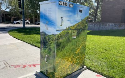 City Beautification Projects in Los Angeles include Vinyl Graphics for Unsightly Electrical Boxes!