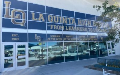 Perforated Window Graphics Brand Orange County, CA High School in Westminster!