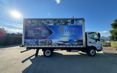 3M Vinyl Wrap with MCS Warranty Extension Means the Longest Lasting Commercial Truck Graphics Available in Anaheim, CA!