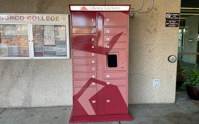 Norco College Locker Wrap Brands and Draws Attention to Library Lockers!