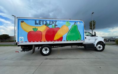Commercial Box Truck Wraps and Graphics for Schools in Orange County, CA, Deliver Lunches and Healthy Eating Messages!