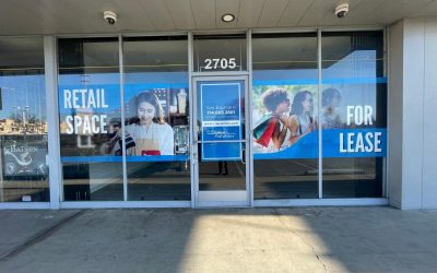 Retail Space “For Lease” Window Graphics in Anaheim, CA, are Graffiti-Proof!
