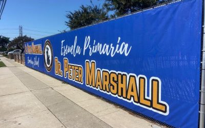 Custom Mesh Fence Wraps for Schools in Orange County, CA Add Branding and Security!