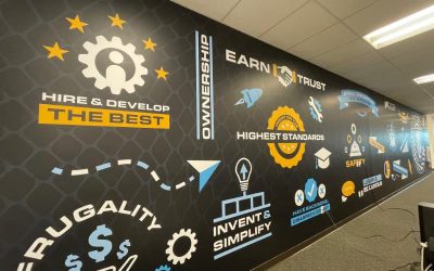 Custom-Designed Office Wall Graphics Installed by 3M Preferred Installers in Orange County, CA!