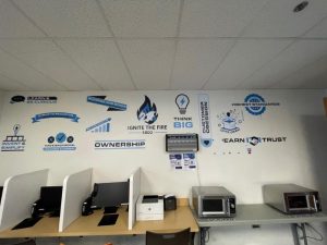 breakroom wall graphics and decals in orange county, ca