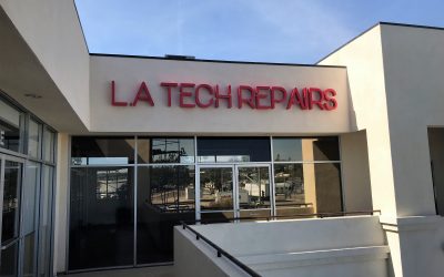 Walnut, CA – Storefront Sign for LA Tech Repairs