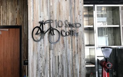 Santa Monica, CA – Logo Sign to Match Interior Decor for Coffee Shop