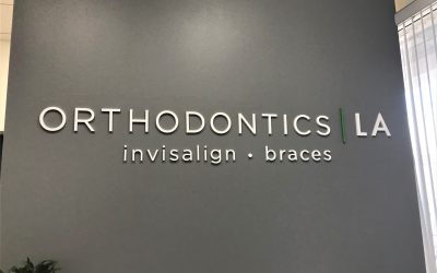 Encino, CA – Waiting Room Lobby Sign for an Orthodontist’s Office