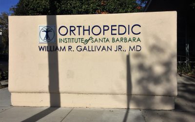 Santa Barbara, CA – Building Identity Sign for Orthopedist