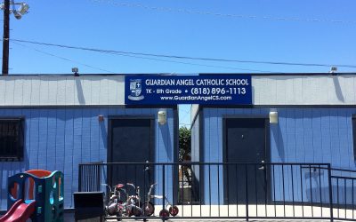 Pacoima, CA – Outdoor Signage Update for Catholic School