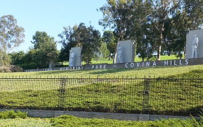 Covina, CA – Large Letter Sign for Memorial Park