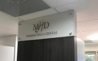 Mission Hills, CA – Indoor Signs for Dentist Office