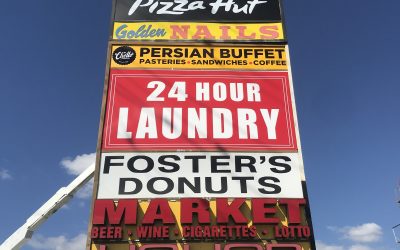 Chatsworth, CA – Tenant Monument Sign Update to Advertise New Persian Buffet