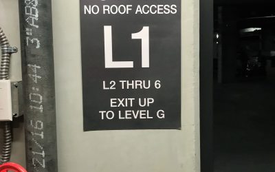 Los Angeles – Necessary Signage for a New Mixed Use Building