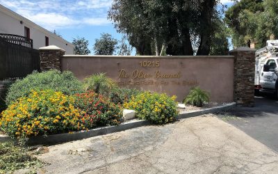 Northridge, CA – Exterior Acrylic Dimensional Letters for Assisted Living Facility